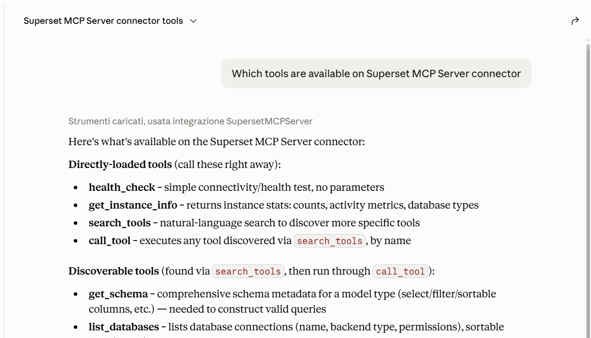Superset AI query tools